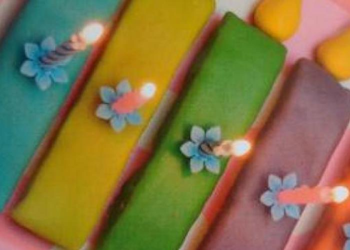 Recette du gâteau bougie à faire avec une nounou Kangourou Kids