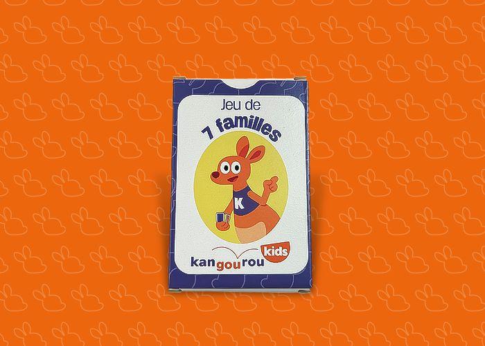 Visuel du jeu de 7 familles Kangourou Kids