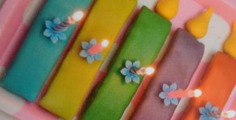 Recette du gâteau bougie à faire avec une nounou Kangourou Kids