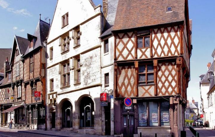 Maisons à colombage de la ville de Bourges