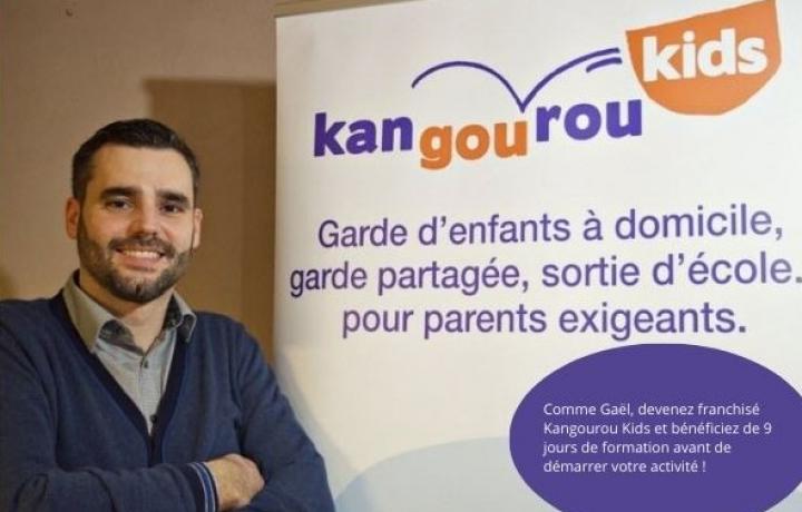 Gaël Grosperrin, franchisée du réseau Kangourou Kids