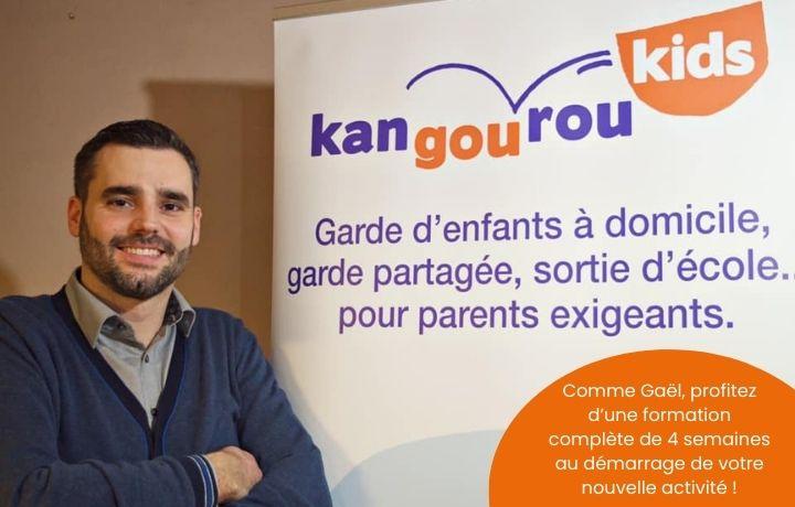 Gaël Grosperrin, franchisé Kangourou Kids à Besançon et Strasbourg