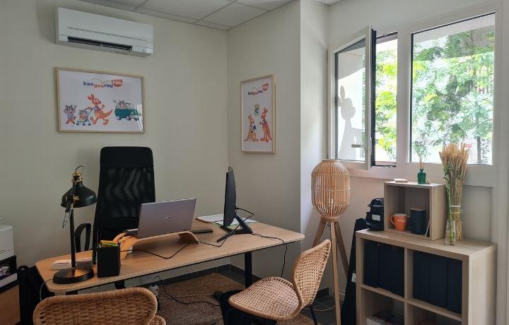 Intérieur de l'agence Kangourou Kids de Bordeaux est