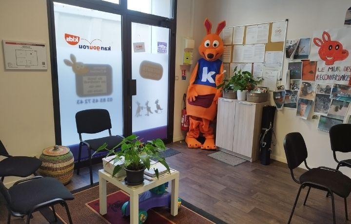 Intérieur de l'agence Kangourou Kids de Chalon-sur-Saône