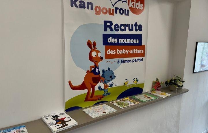 Hall d'entrée de l'agence Kangourou Kids de Cognac
