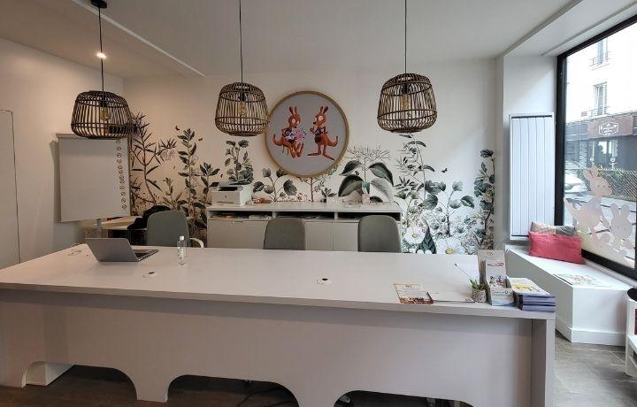 Intérieur de l'agence Kangourou Kids de Levallois-Perret