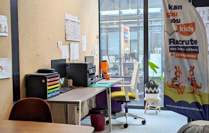 Intérieur de l'agence Kangourou Kids de Lyon est