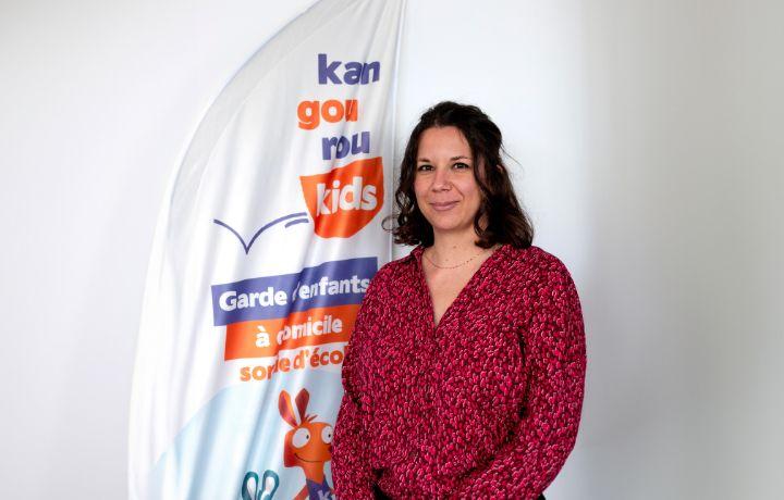 Maud Millot, responsable de l'agence Kangourou Kids de Lyon est