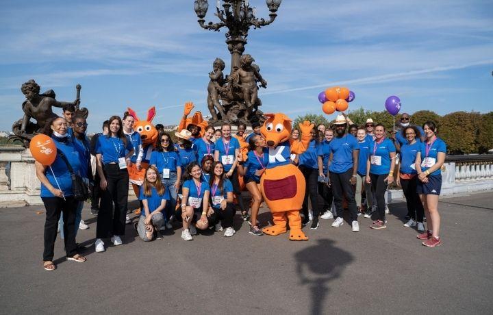 Événement La Parisienne auquel l'agence Kangourou Kids de Massy a participé