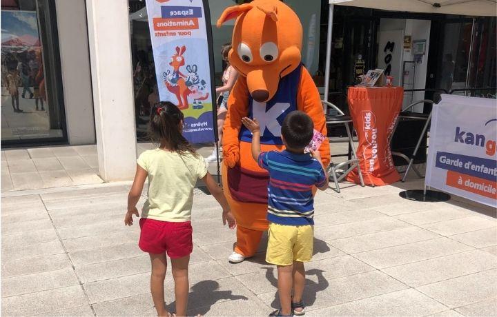 Mascotte de l'agence Kangourou Kids de Toulon