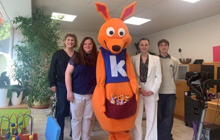 Photo d'équipe de l'agence Kangourou Kids de Valence