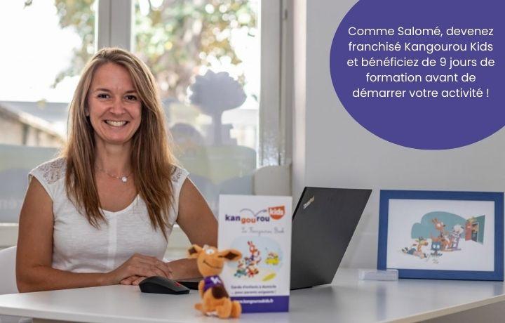 Salomé Hassler, franchisée Kangourou Kids de Mulhouse