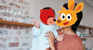 Garde d'enfants pendant le télétravail