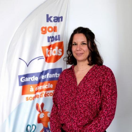 Maud Millot, responsable de l'agence Kangourou Kids de Lyon est